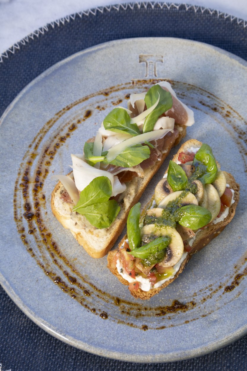 Bruschetas de la casa